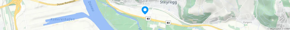 Kartendarstellung des Standorts für Steyregg Apotheke in 4221 Steyregg